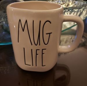 NWT Rae Dunn "MUG LIFE" Coffee Mug